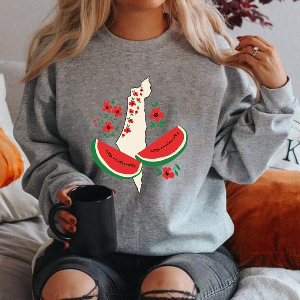 This Is Not A Watermelon Sweatshirts Funny Watermelon Women - Velora