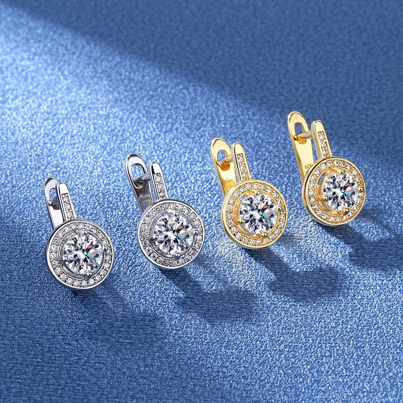 Fashion Design European And American Zircon Earrings For Women - Velora