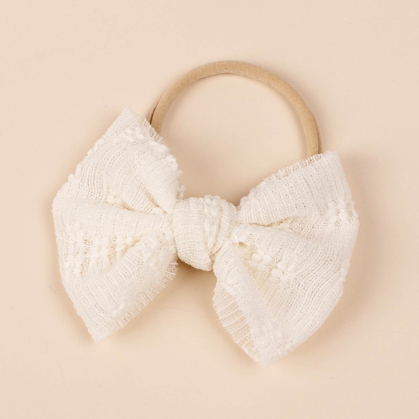 Children's Hair Band Mesh Bow Hairband Nylon Narrow Headband Bow Hair Accessories - Velora