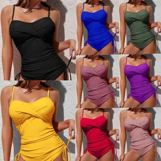 Women's Solid Color Xingcheng One-piece Swimsuit - Velora