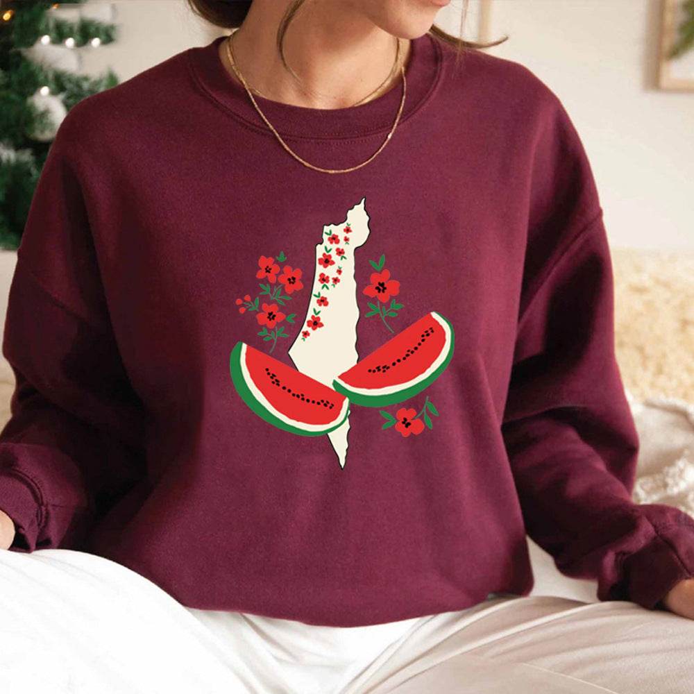 This Is Not A Watermelon Sweatshirts Funny Watermelon Women - Velora