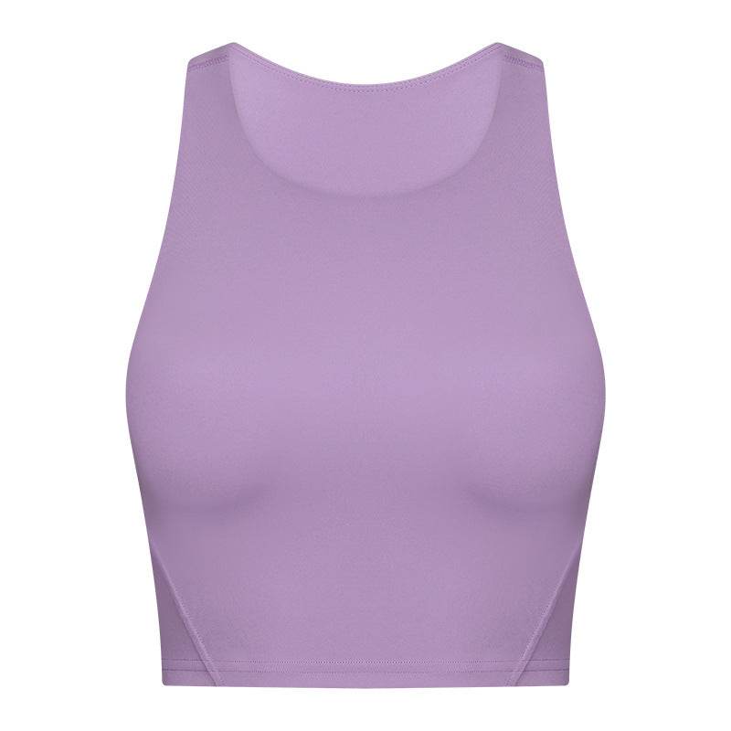 Sports Vest With Chest Pad Women's Shockproof Beauty Back Yoga Clothes - Velora