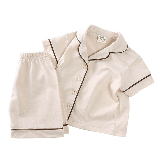 Casual Summer Children's Pure Cotton Soft Pajamas Suit - Velora