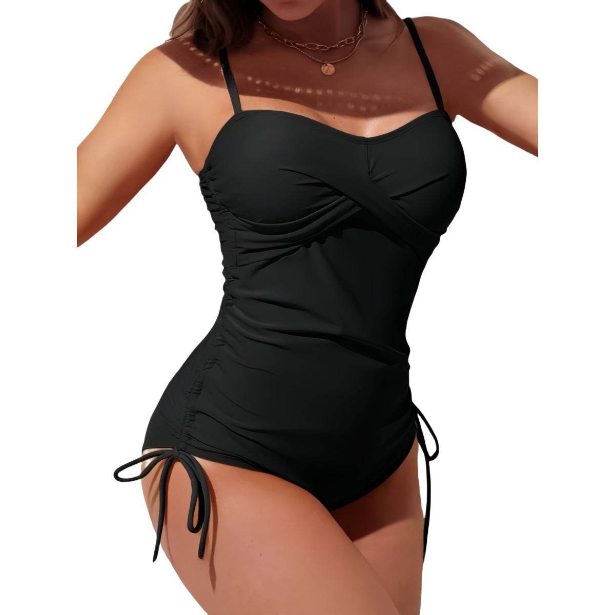 Women's Solid Color Xingcheng One-piece Swimsuit - Velora