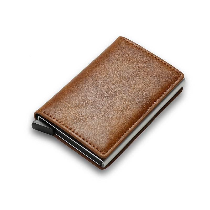 Credit Card Holder Smart Minimalist Wallet Pocket Men Women Slim Cardholder Bank Secure Creditcard Case - Velora