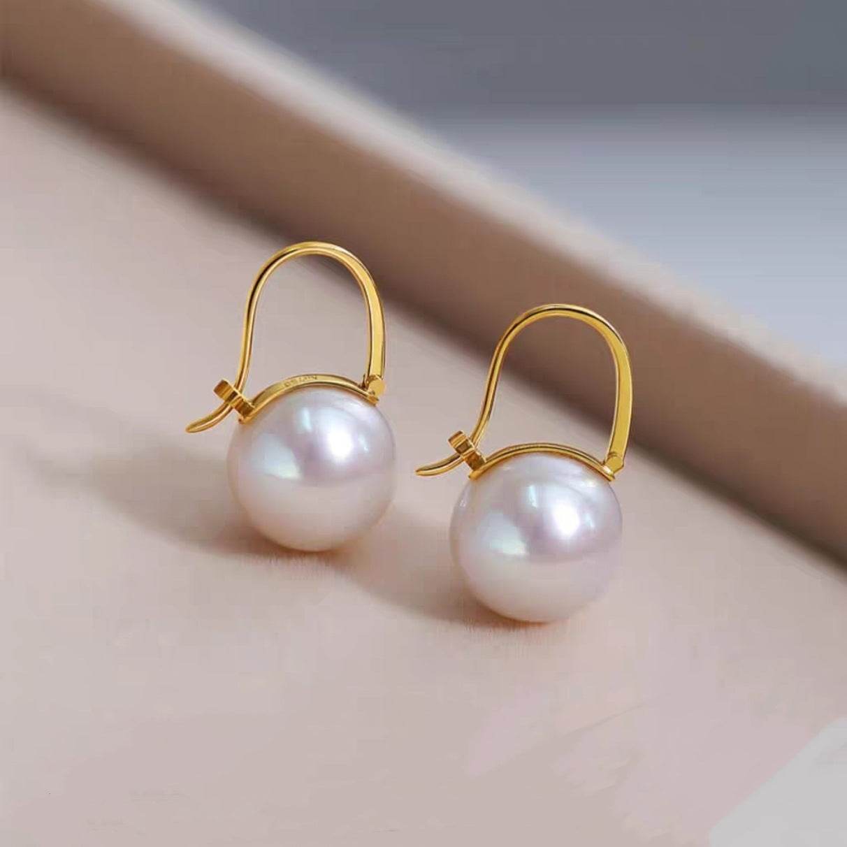 Copper Plated Gold Ancient Hong Kong Style Earrings - Velora