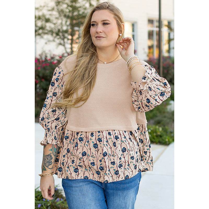 Autumn New Pullover Long Sleeve Top Women's Pleated Multi-color - Velora