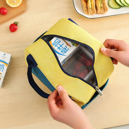 Aluminum Foil Waterproof Color Matching Insulated Lunch Bag for Kids - Velora