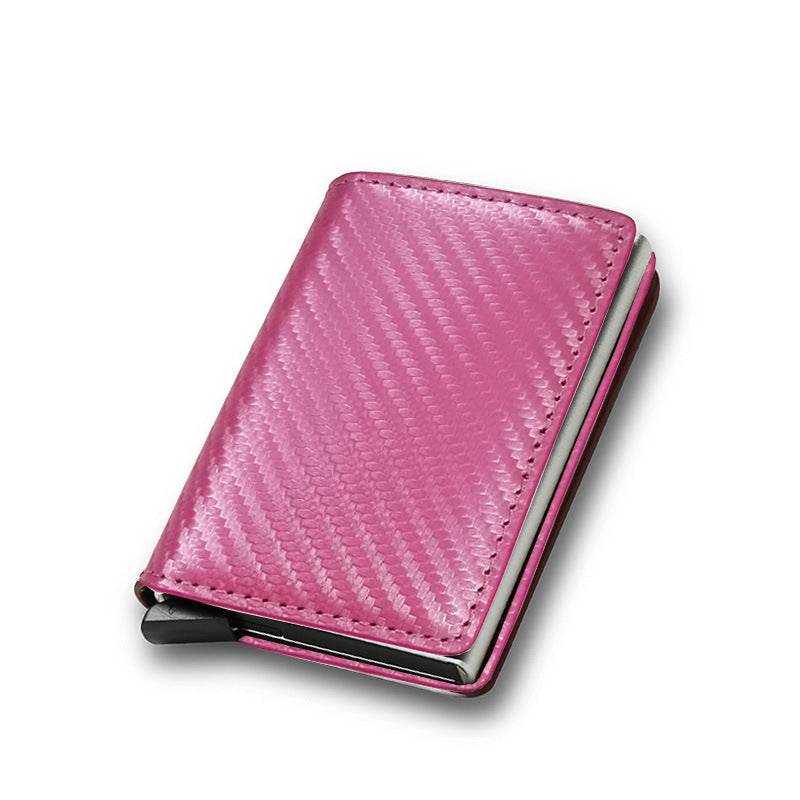 Credit Card Holder Smart Minimalist Wallet Pocket Men Women Slim Cardholder Bank Secure Creditcard Case - Velora
