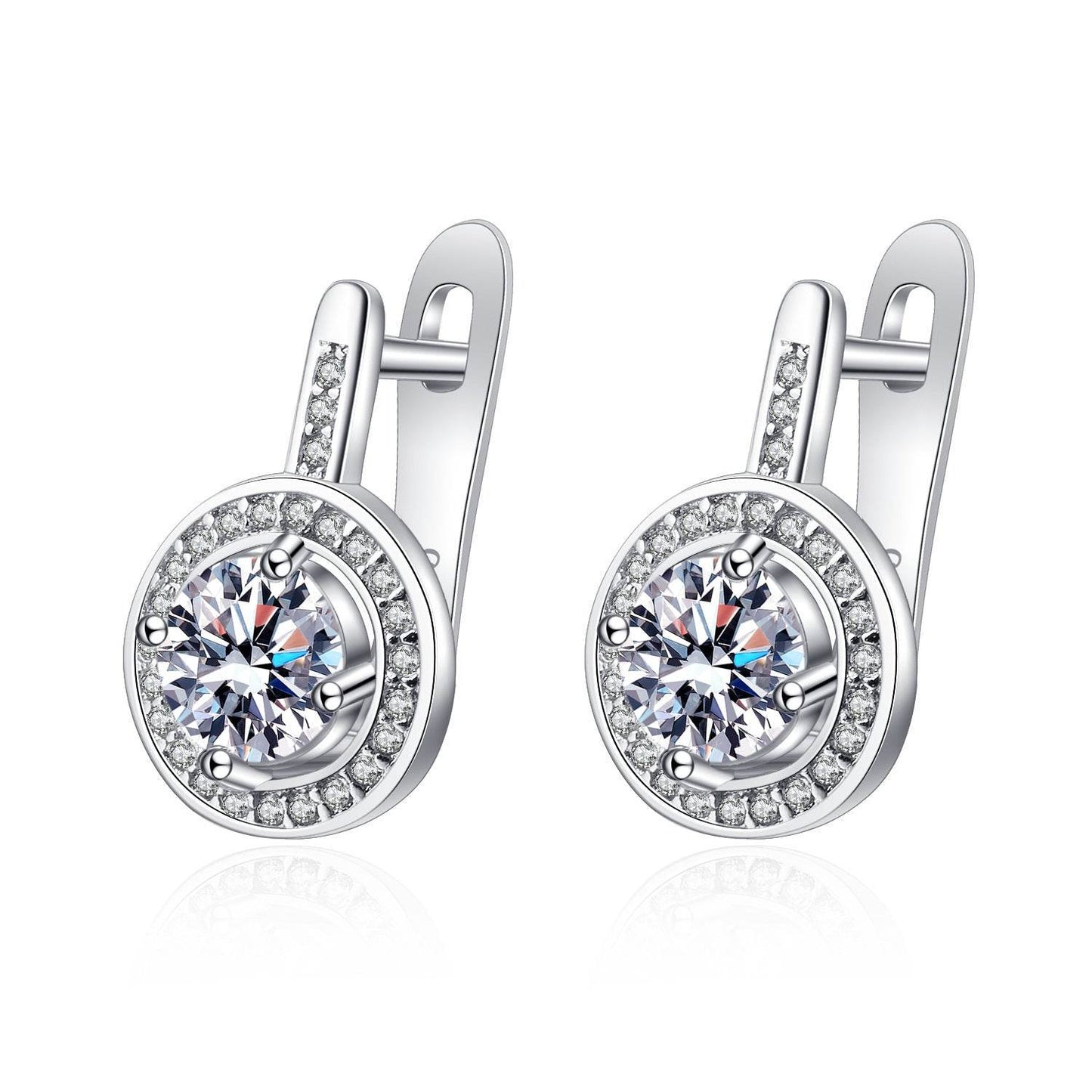 Fashion Design European And American Zircon Earrings For Women - Velora