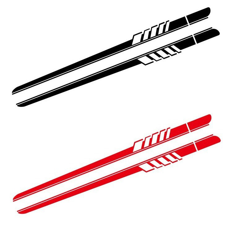 Striped Personality Car Decal Car Body Sticker Garland Velora
