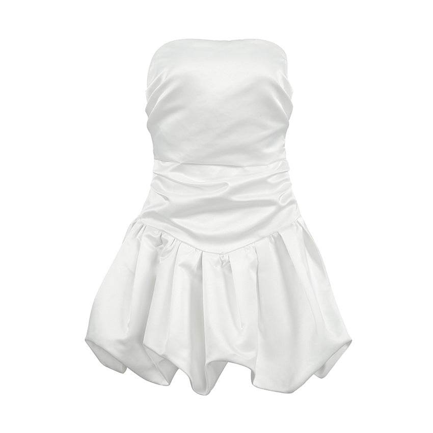 Tube Top Sexy Design Sense Slim Fit Slimming Bud Dress - Velora