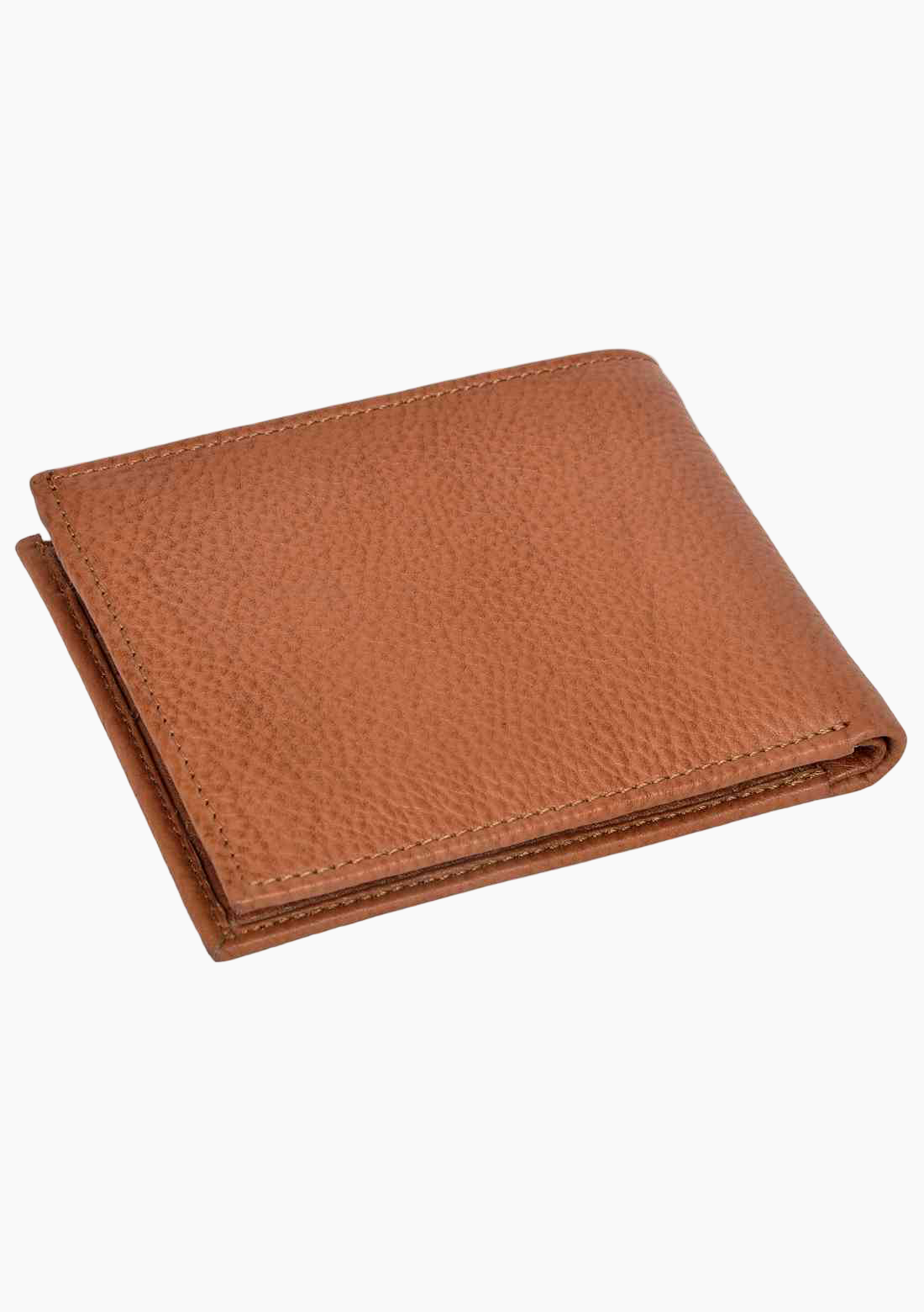 OHM Bill Fold Leather Wallet in Tan Color - Velora
