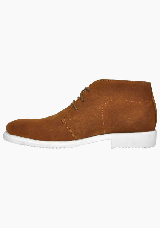 OHM Lifestyle Plain Stitched Toe Leather Ankle Boot OHM New York