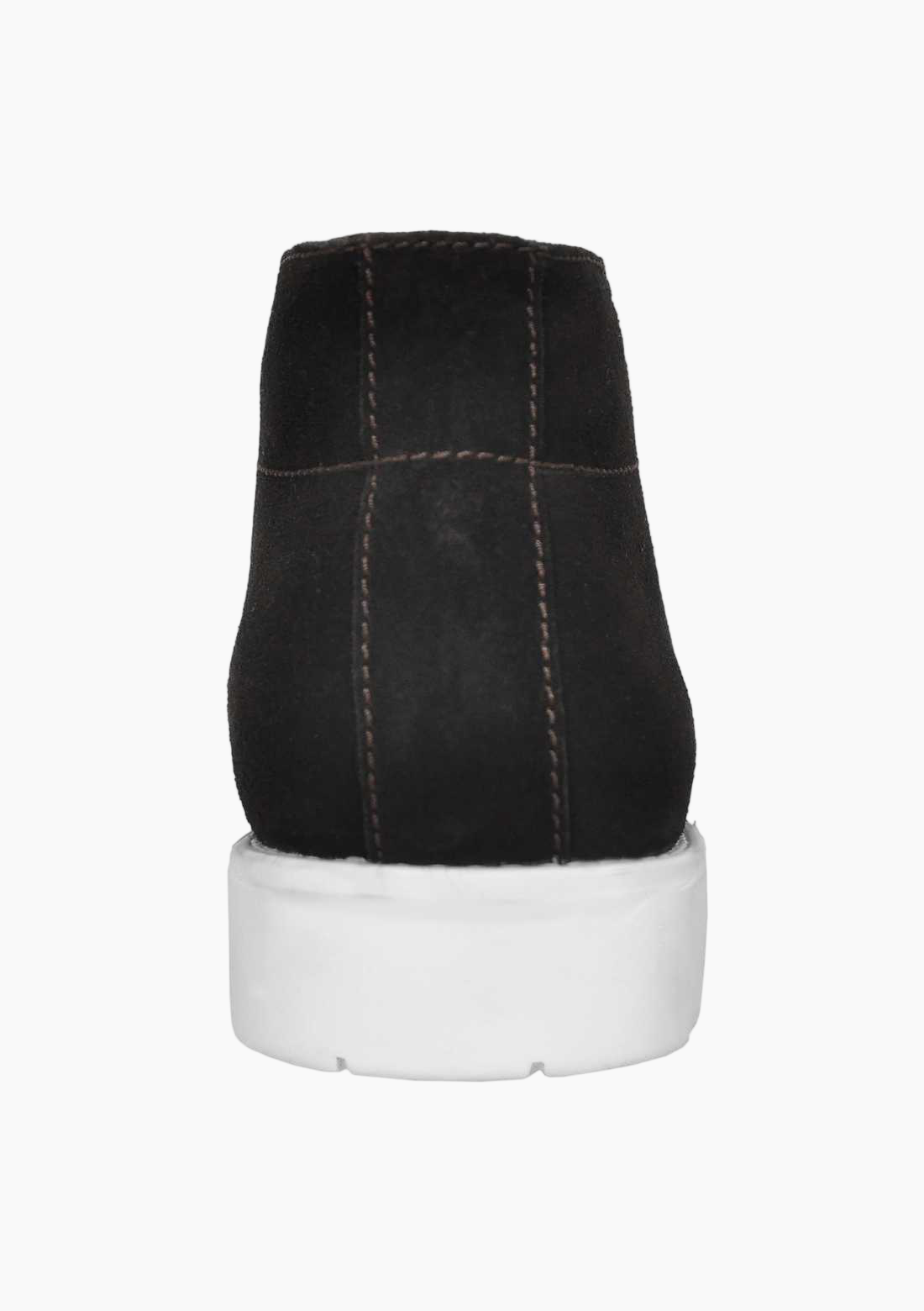 OHM Lifestyle Business Ankle Leather Boots Brown with Laces OHM New York