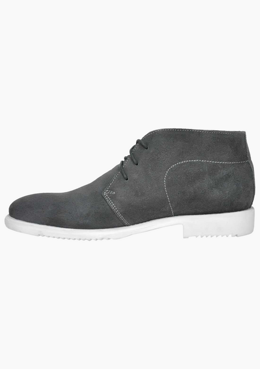 OHM Lifestyle Italian Leather Ankle Boots with Padded Insole OHM New York