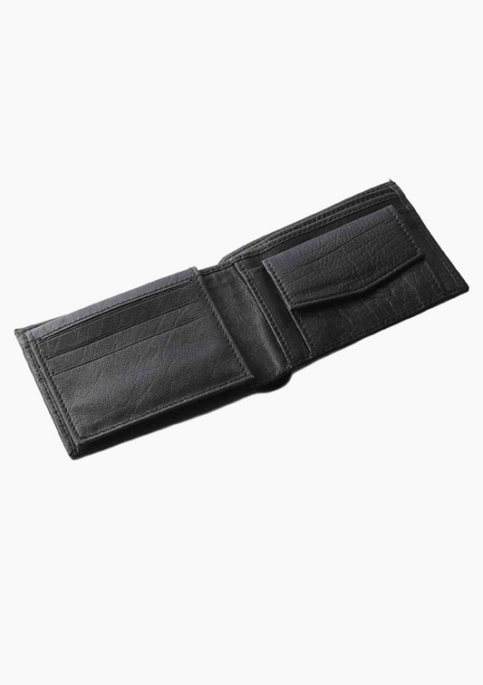 OHM Leather Coin Holder Wallet with ID Window - Velora