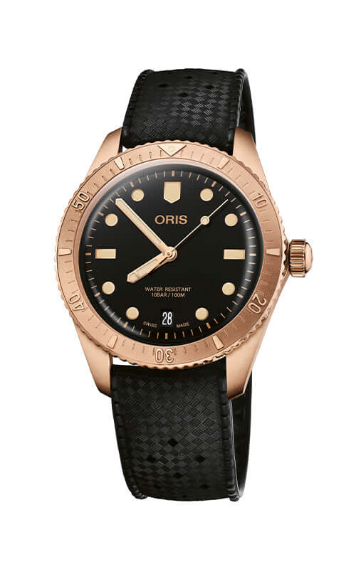 Oris Divers Sixty-Five Cotton Candy Sepia Watch 01 733 7771 3154-07 4 19 18BR - Velora
