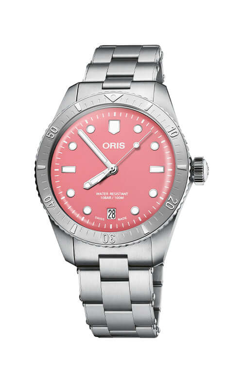 Oris Divers Sixty-Five Cotton Candy Watch 01 733 7771 4058-07 8 19 18 - Velora