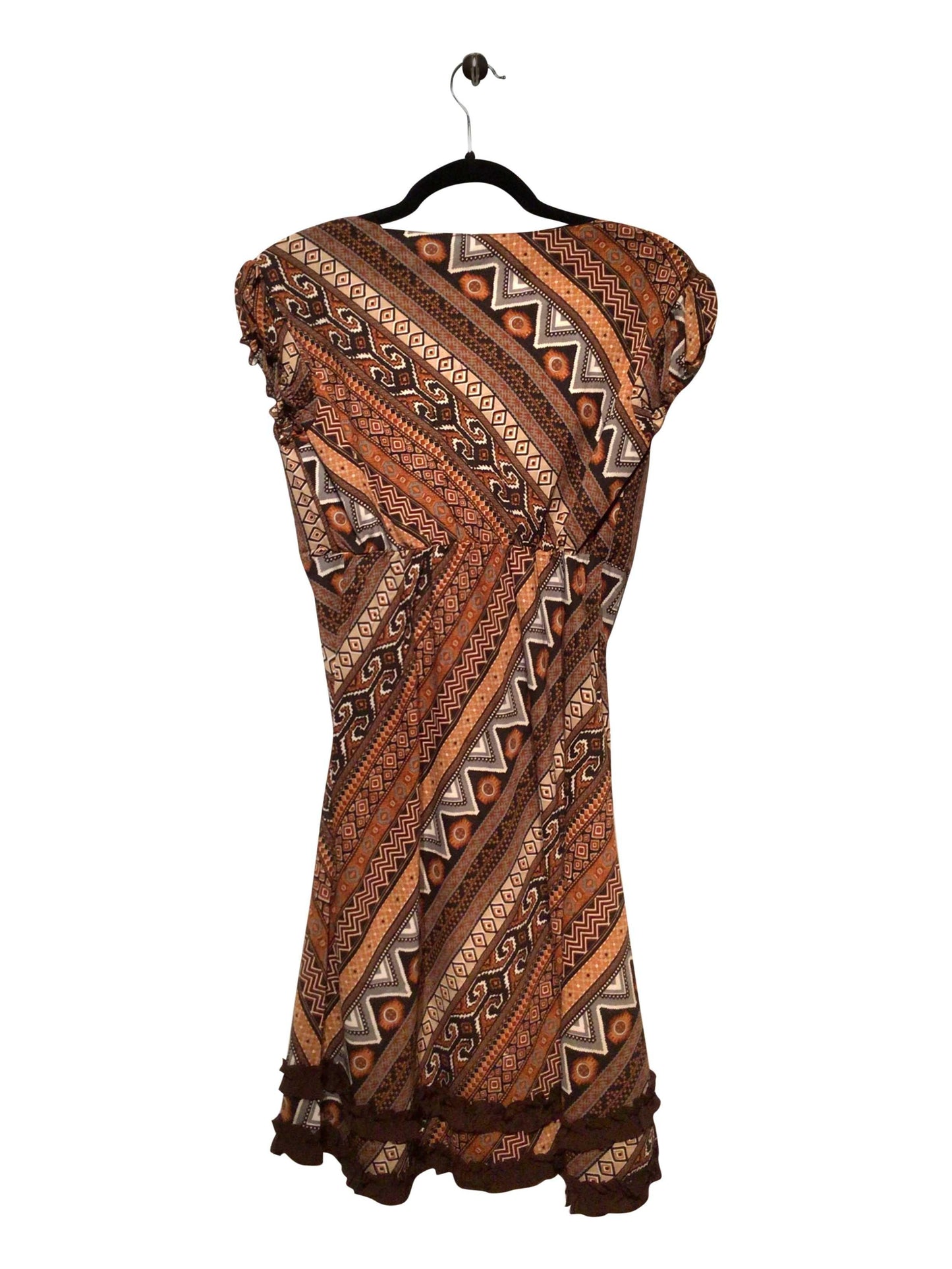 OULALA Regular fit Wrap Dress in Brown - S - Velora