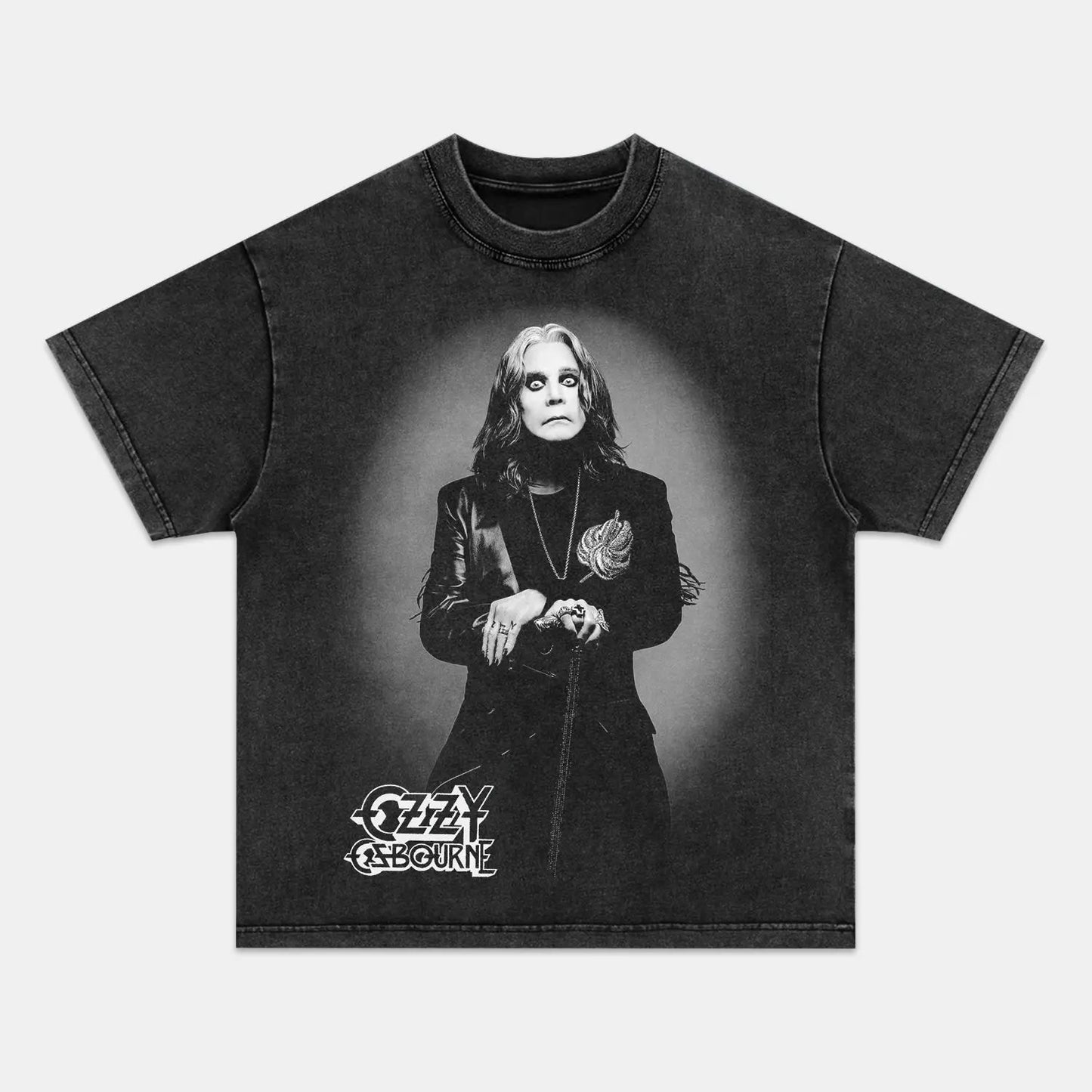 Ozzy Osbourne & Legendary — Classic Heavyweight Rock Tee - Velora