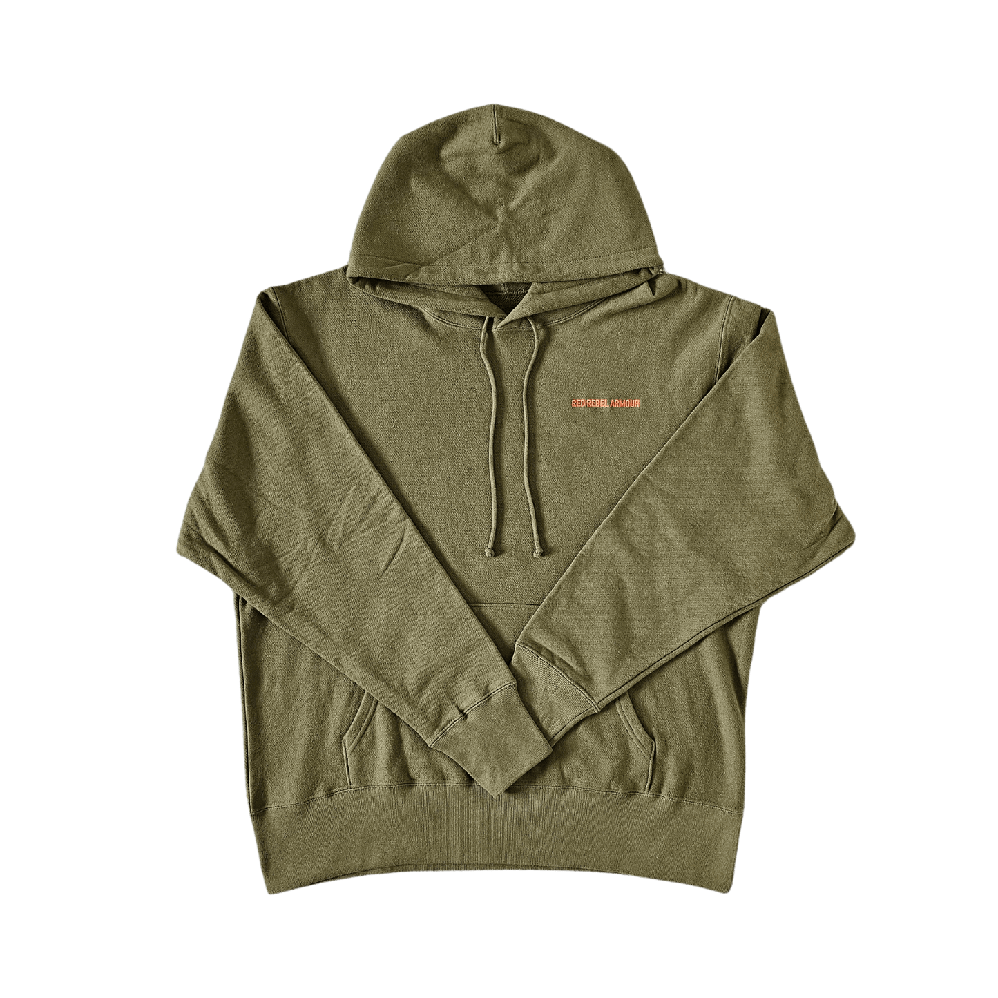 Olive Green Fitted Hoodie - Velora