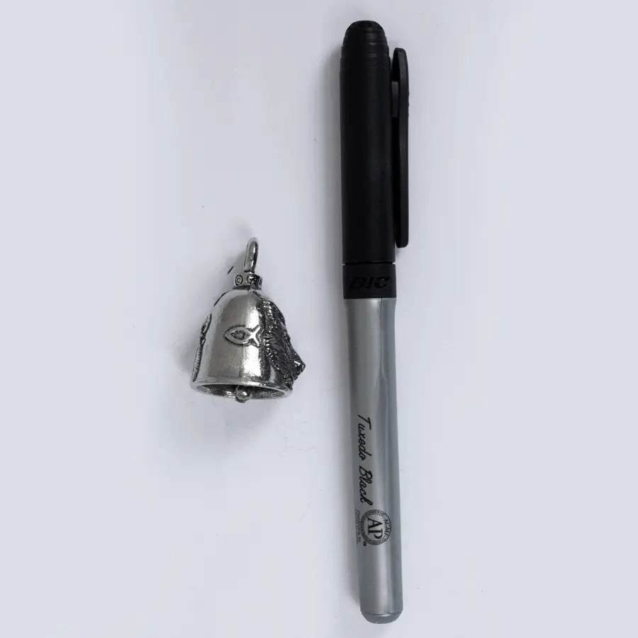 Open Road Wolf Head Motorcycle Guardian Bell Boutique of Leathers/Open Road