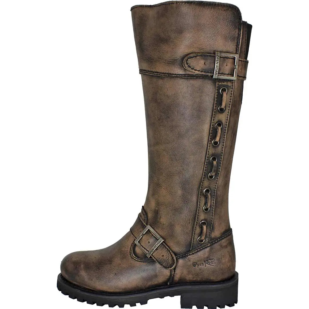 Open Road Women's Tall Motorcycle Boots Boutique of Leathers/Open Road