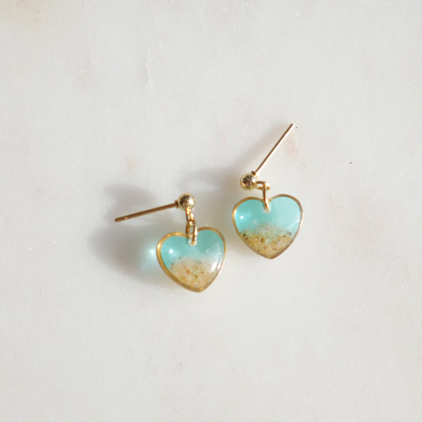 Boucles d'oreilles Tulum - coeur - Velora