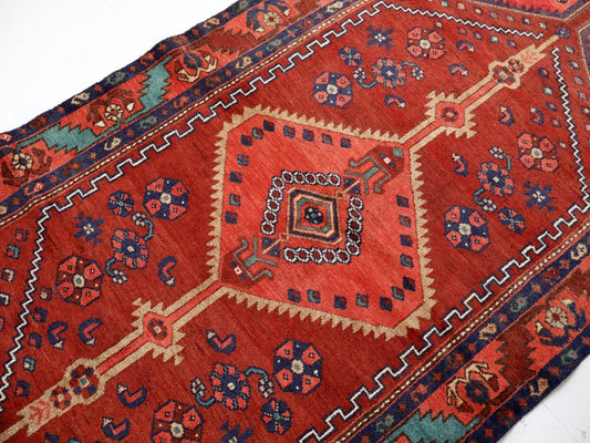 Persian Hamadan Runner Rug | 3' 3” x 6' 9" - Velora Luxury Fashion