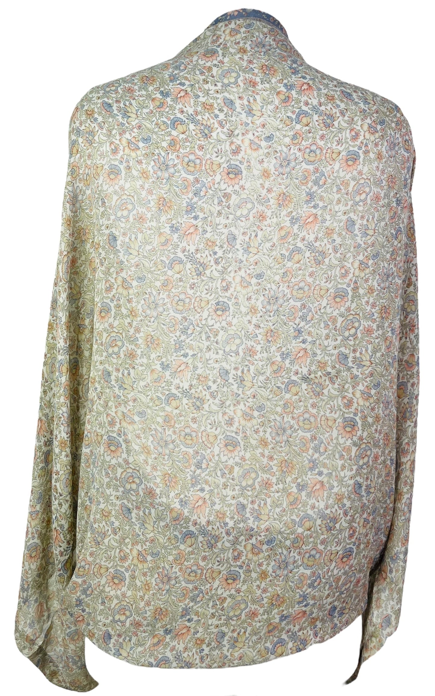 PRG7530C Sheer Avatar Pure Silk Shrug - Velora