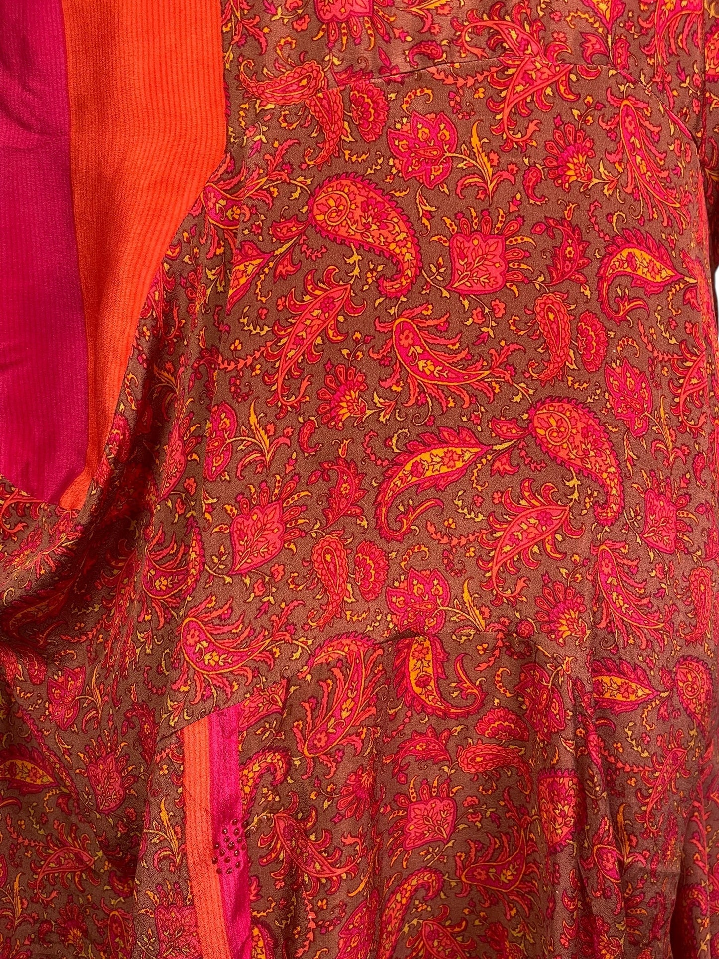 PRC7809 Avatar Pure Silk Sculptural Long Tunic Dress - Velora