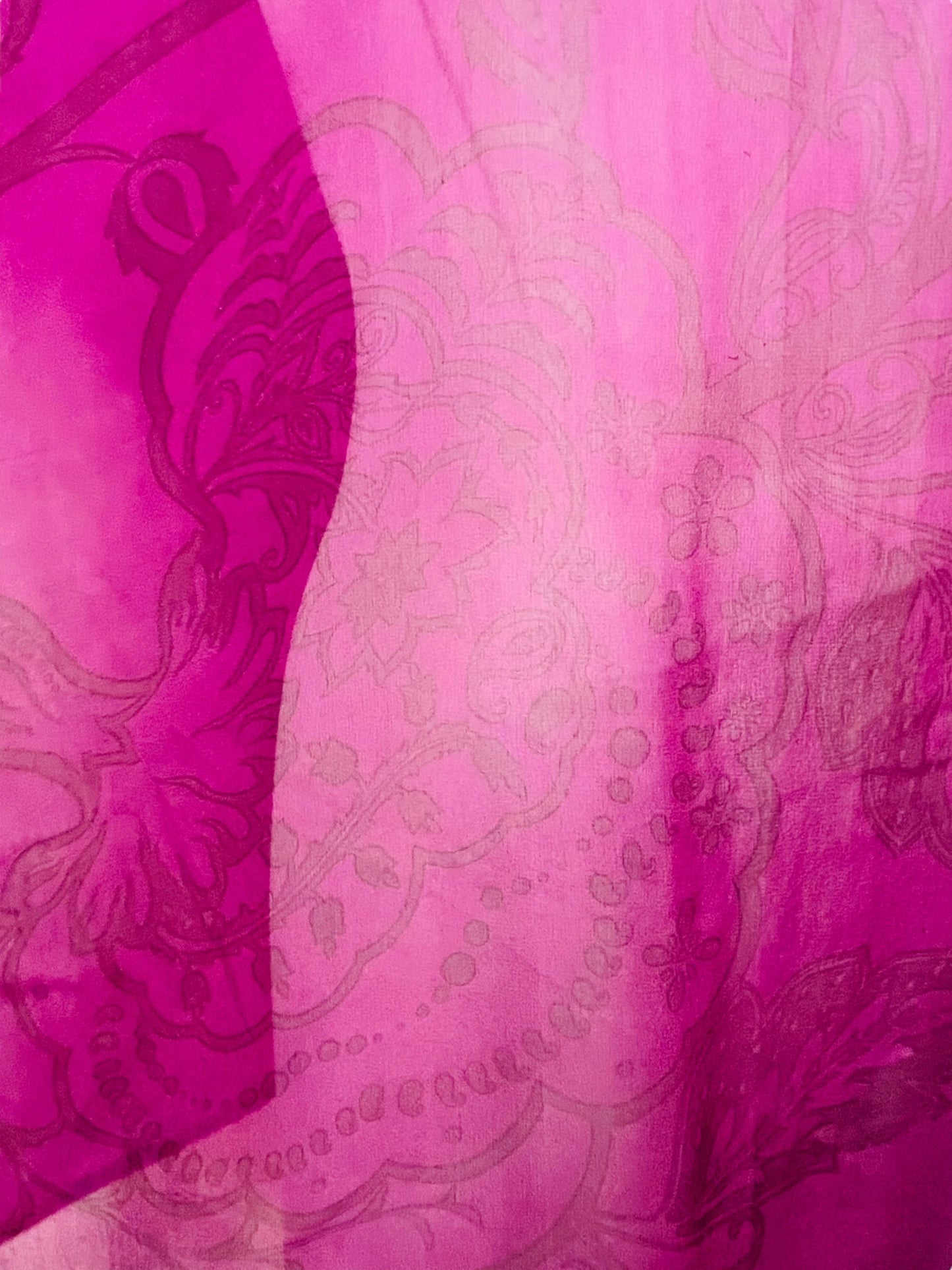 PRG7606 Sheer Avatar Pure Silk Long Tunic with Side Ties - Velora