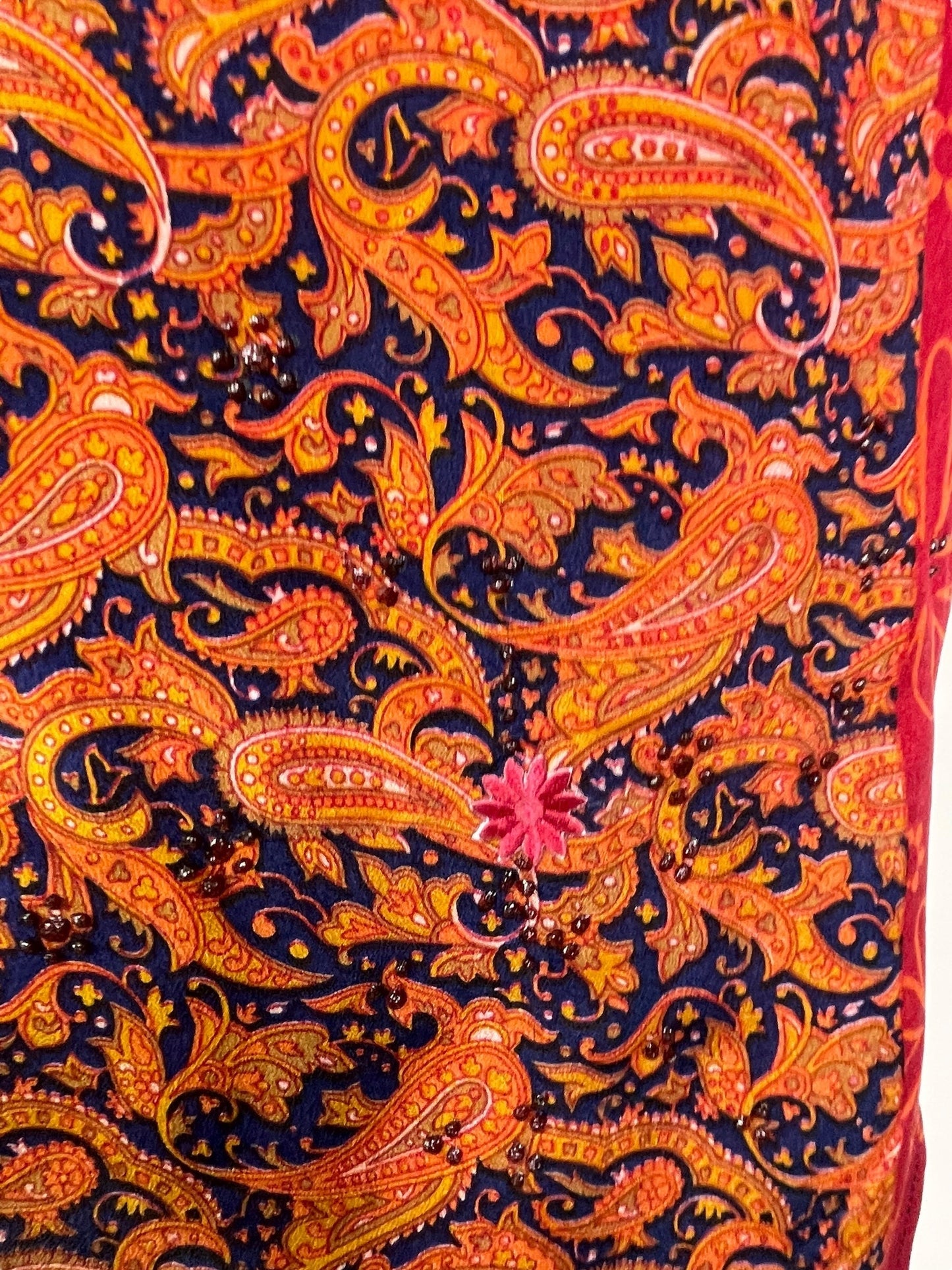 PRC7695 Avatar Pure Silk Short Kaftan Tunic with Slits - Velora