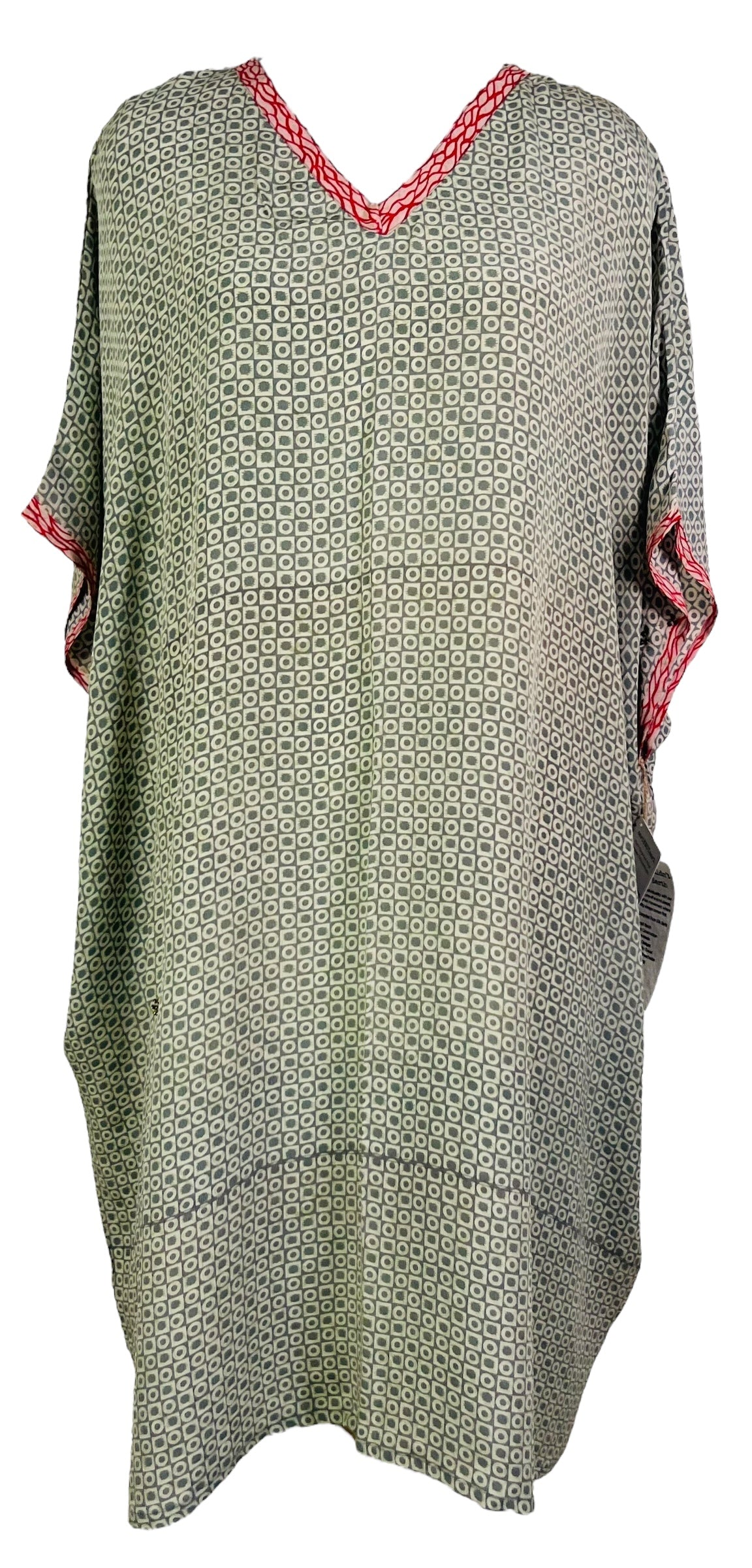 PRC7467 Avatar Pure Silk Midi Length Kaftan - Velora