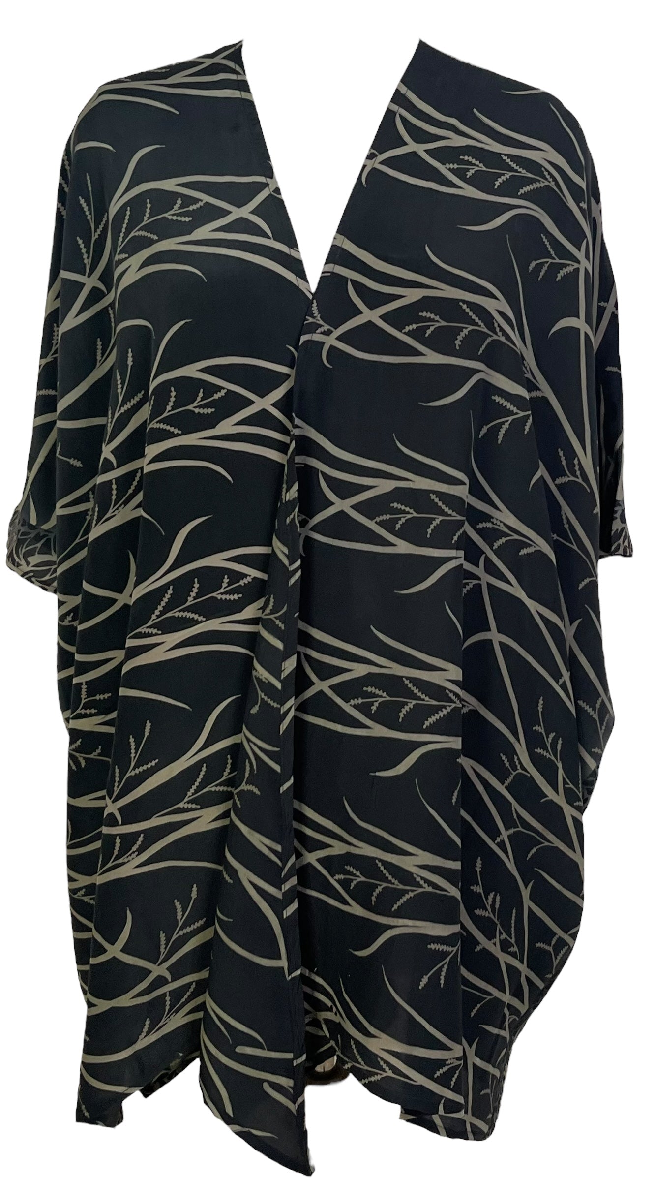 PRC6965 Avatar Pure Silk Cardigan - Velora