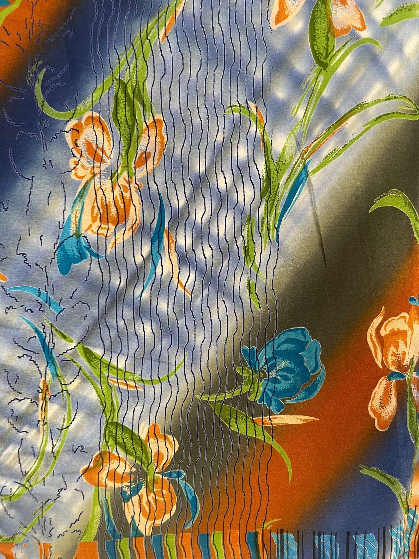PRC6667 Avatar Pure Silk Kimono-Sleeved Top - Velora