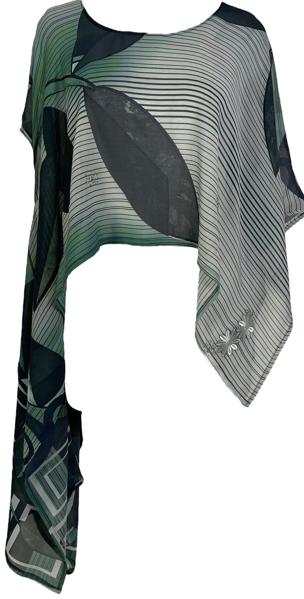 PRG7132 Sheer Avatar Pure Silk Versatile Vest - Velora