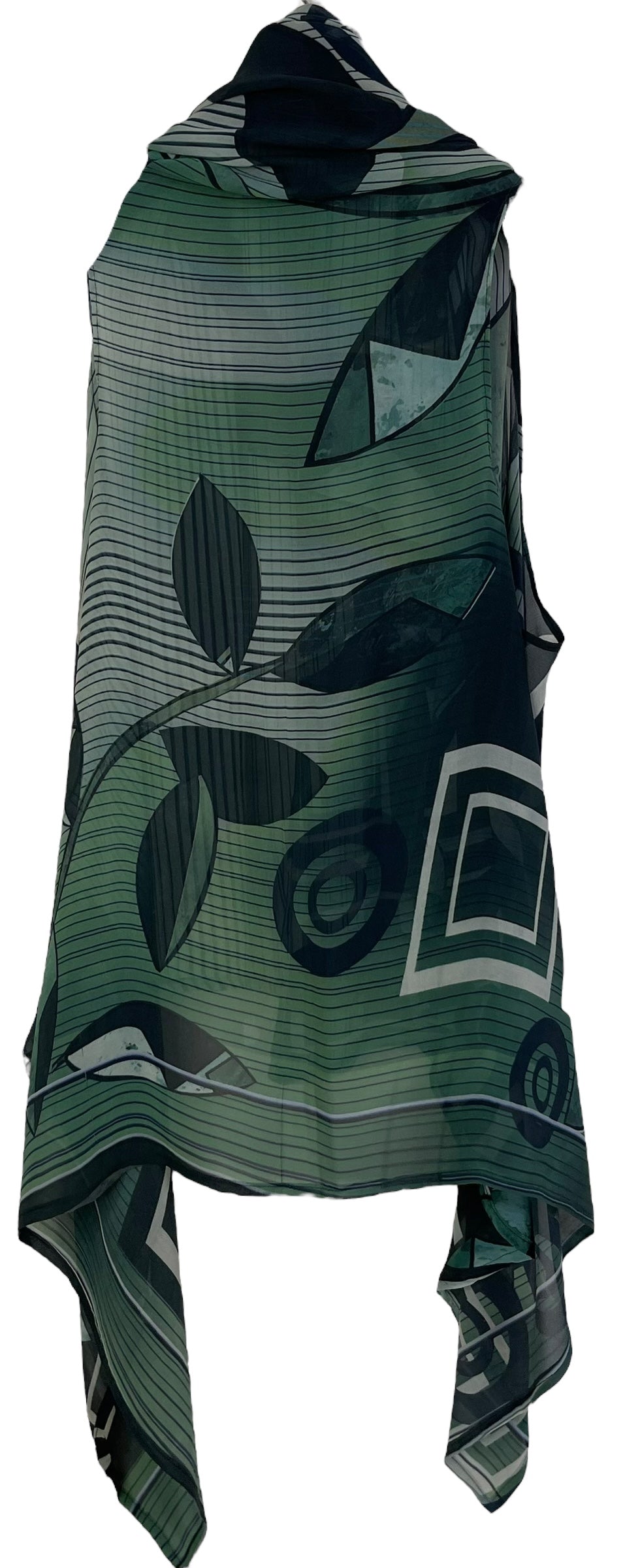PRG7132 Sheer Avatar Pure Silk Versatile Vest - Velora