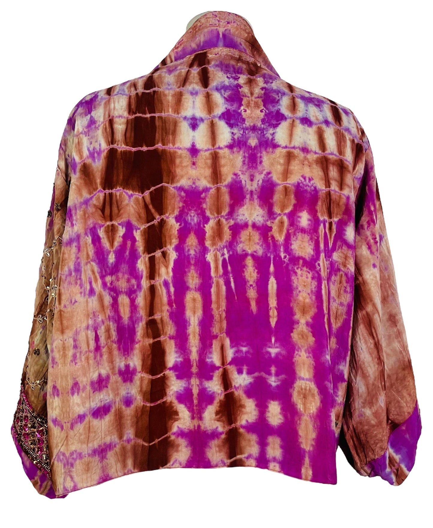 PRC7381 Avatar Reversible Pure Silk Jiva Jacket - Velora