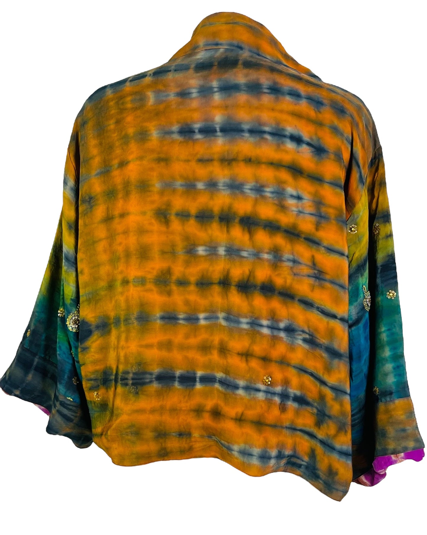 PRC7381 Avatar Reversible Pure Silk Jiva Jacket - Velora