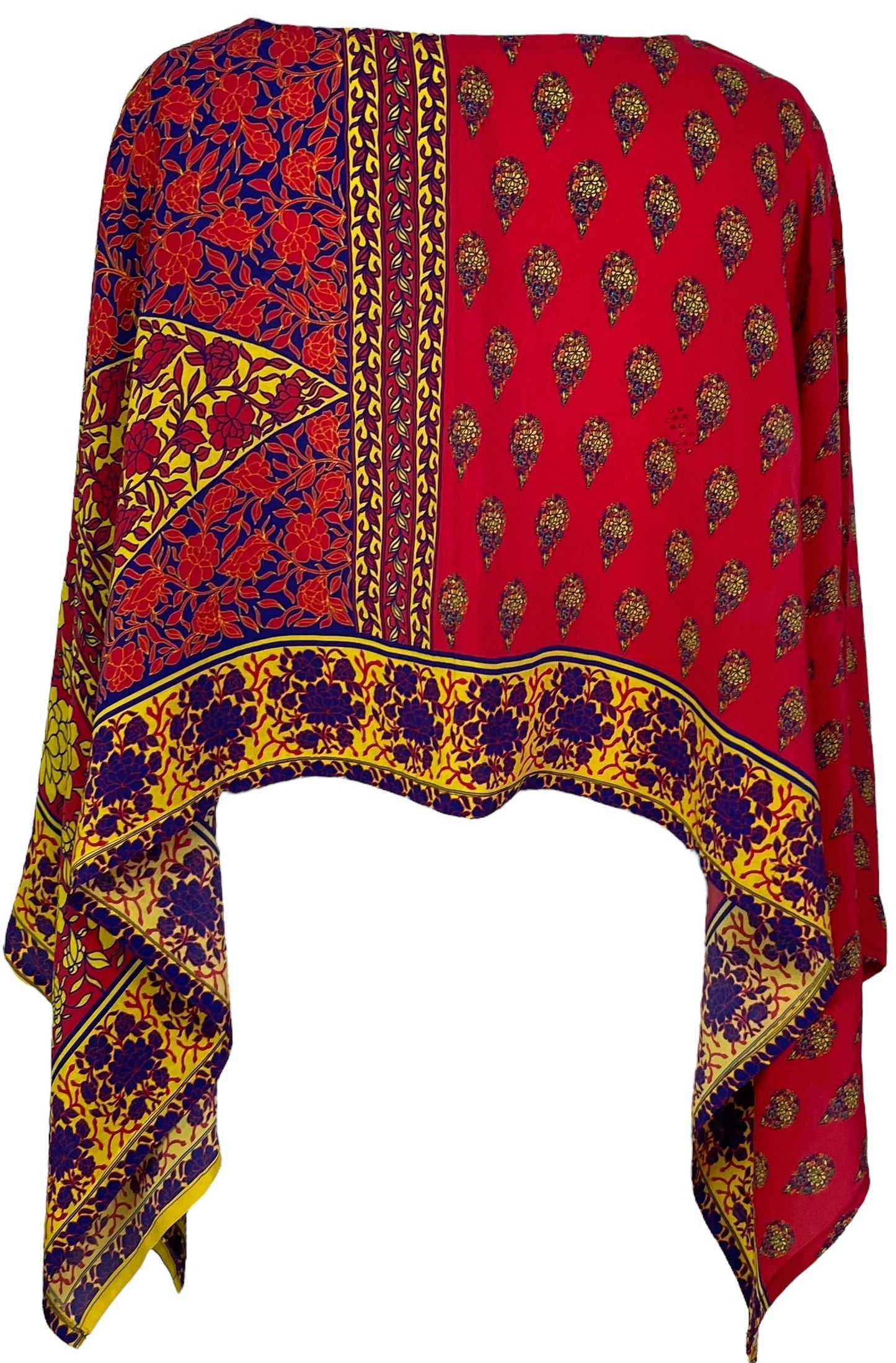 PRC6944 Avatar Pure Silk Capelet Poncho - Velora