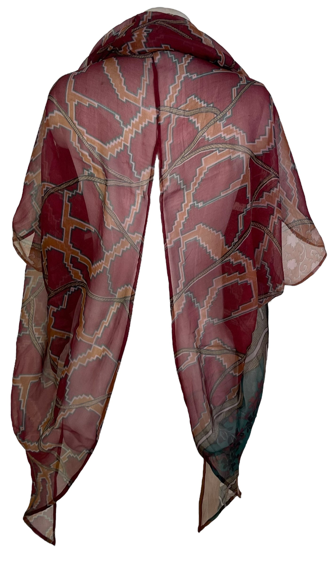 PRG6856 Sheer Avatar Pure Silk Cardigan - Velora