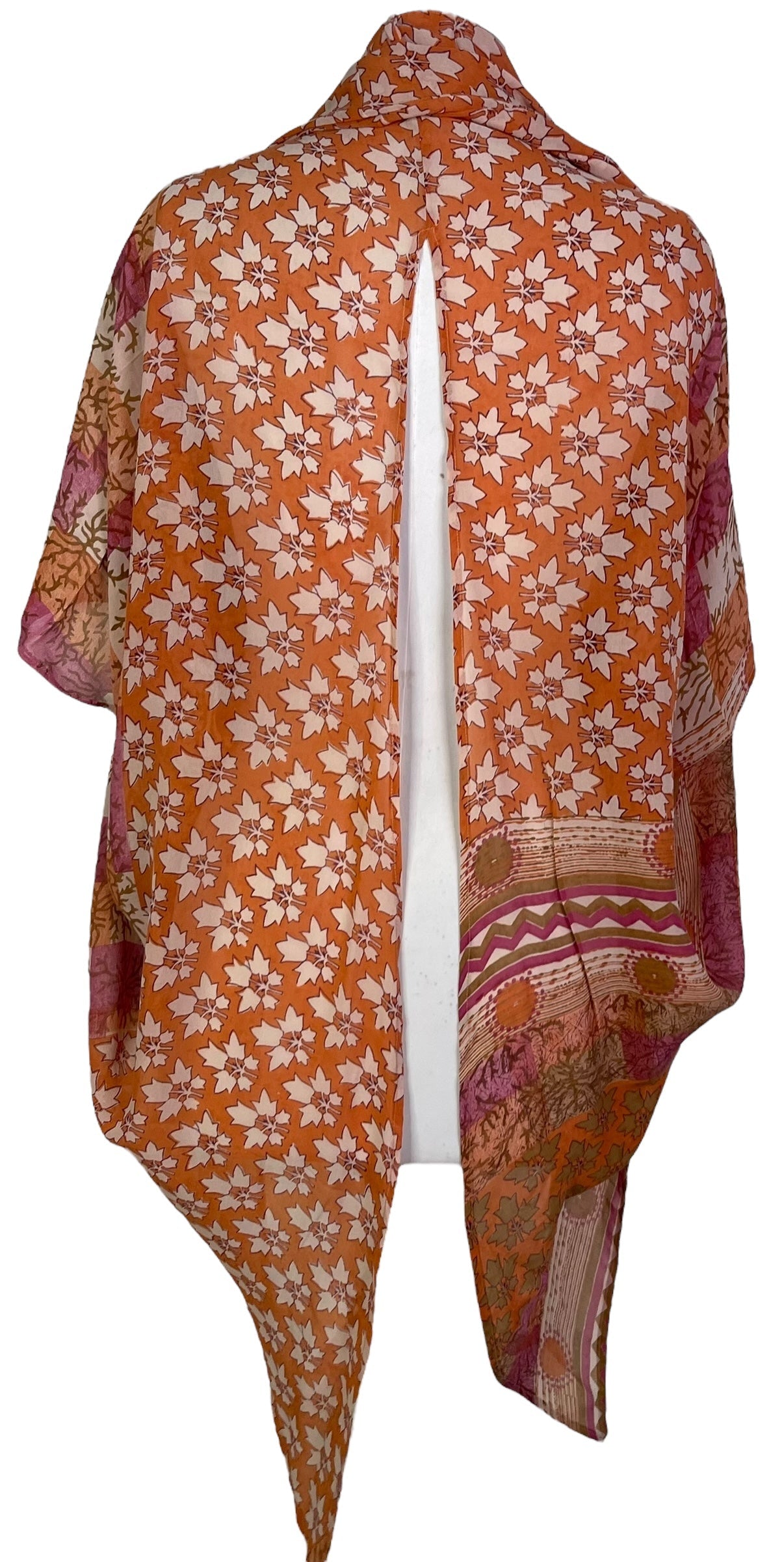 PRG7088 Sheer Avatar Pure Silk Cardigan - Velora