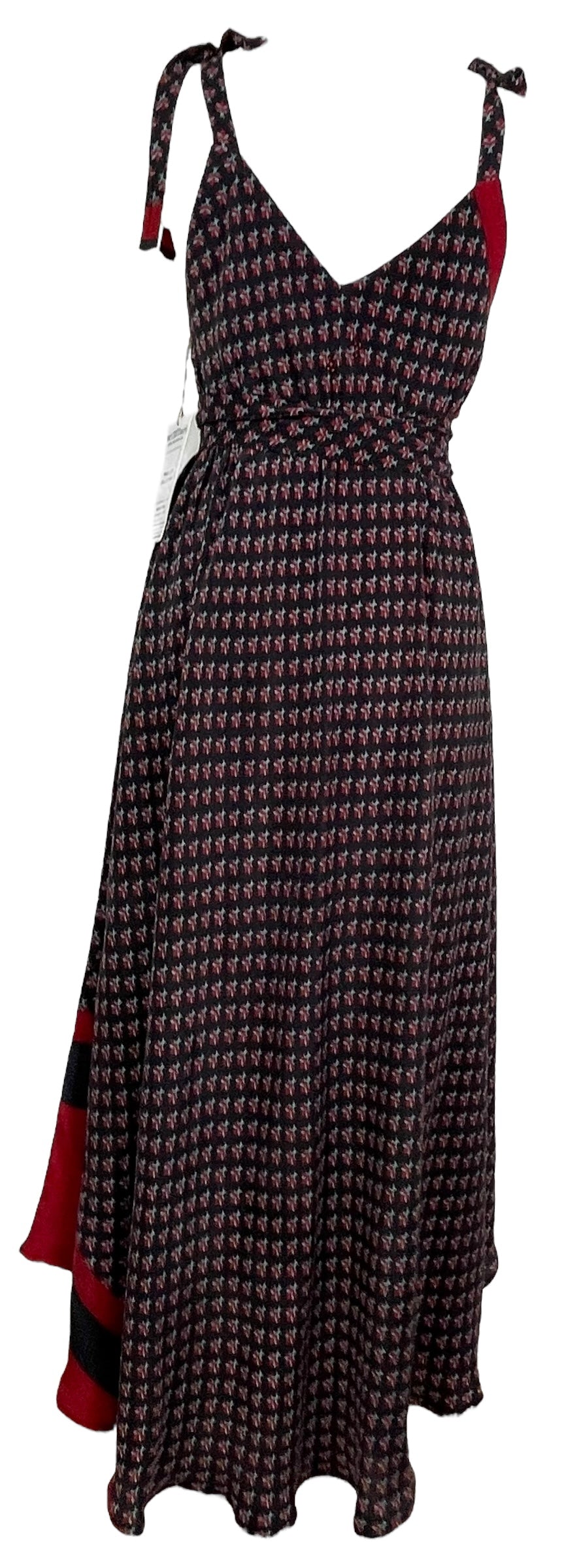 PRC7842 Avatar Pure Silk Maxi Dress with Belt - Velora