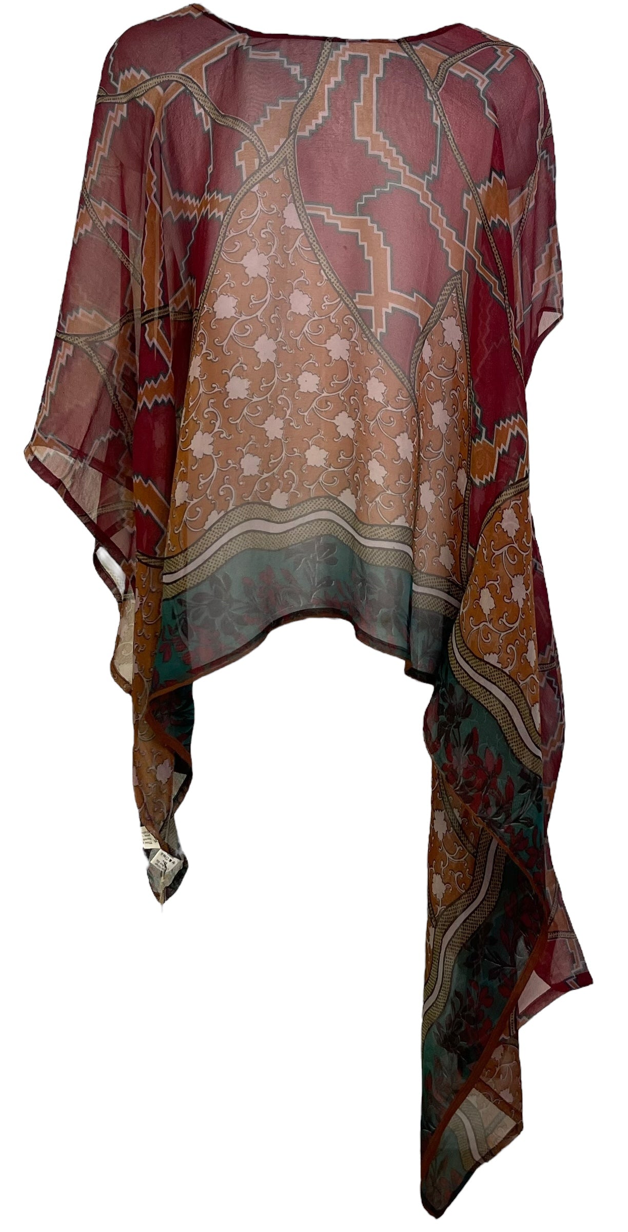PRG6856 Sheer Avatar Pure Silk Versatile Vest - Velora