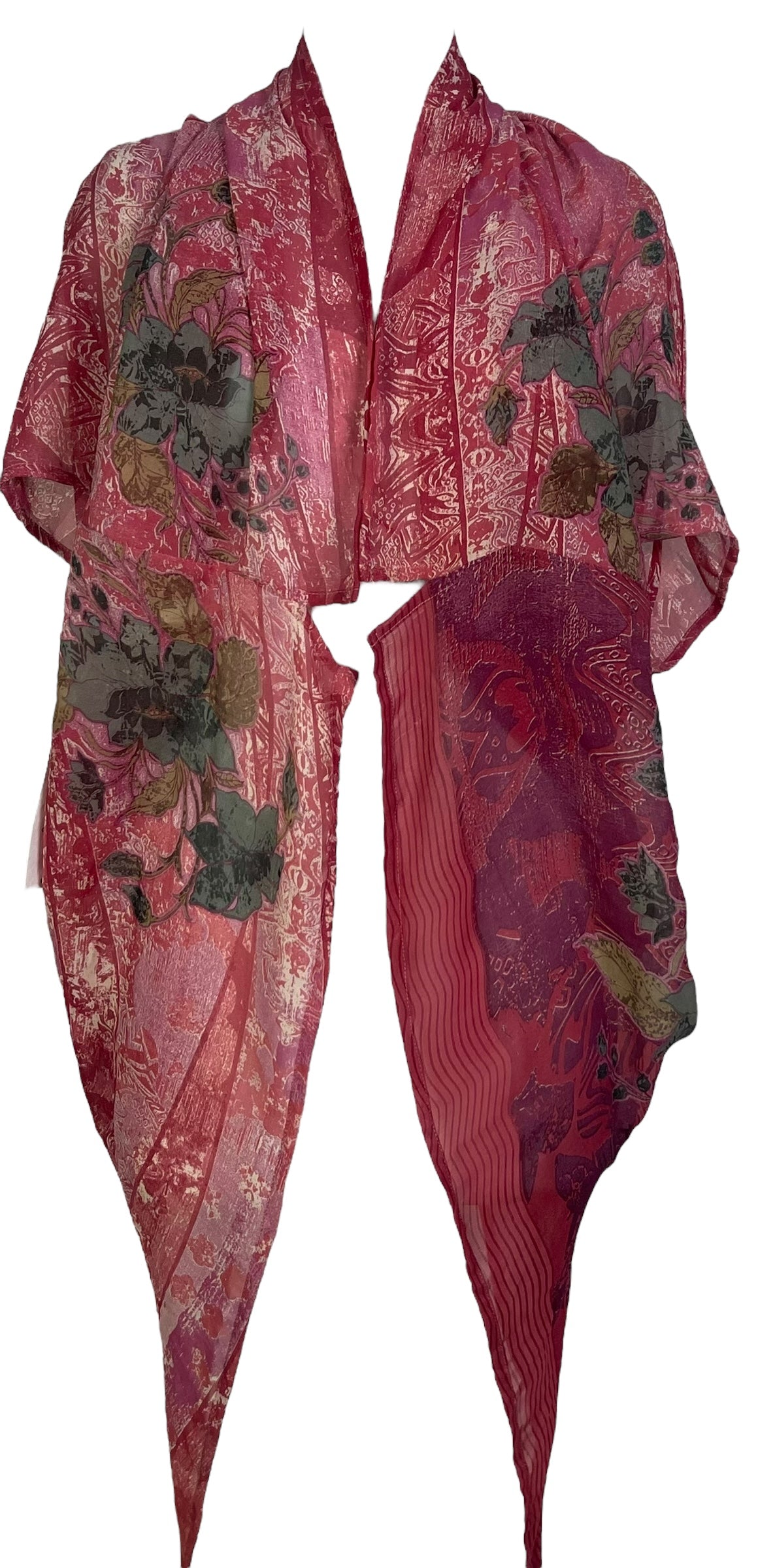 PRG7114 Sheer Avatar Pure Silk Cardigan - Velora