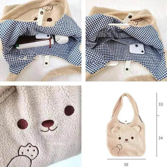 Plush Bag Cute Bear Stereo Ears
