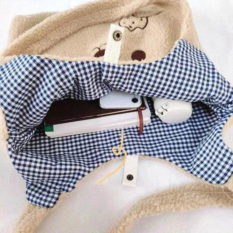 Plush Bag Cute Bear Stereo Ears