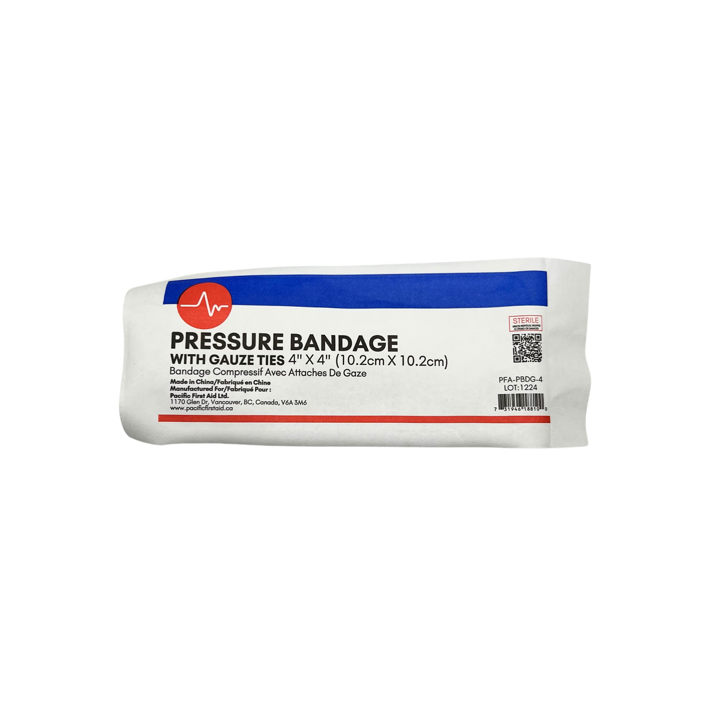 Pressure Bandage with Gauze Ties - Velora